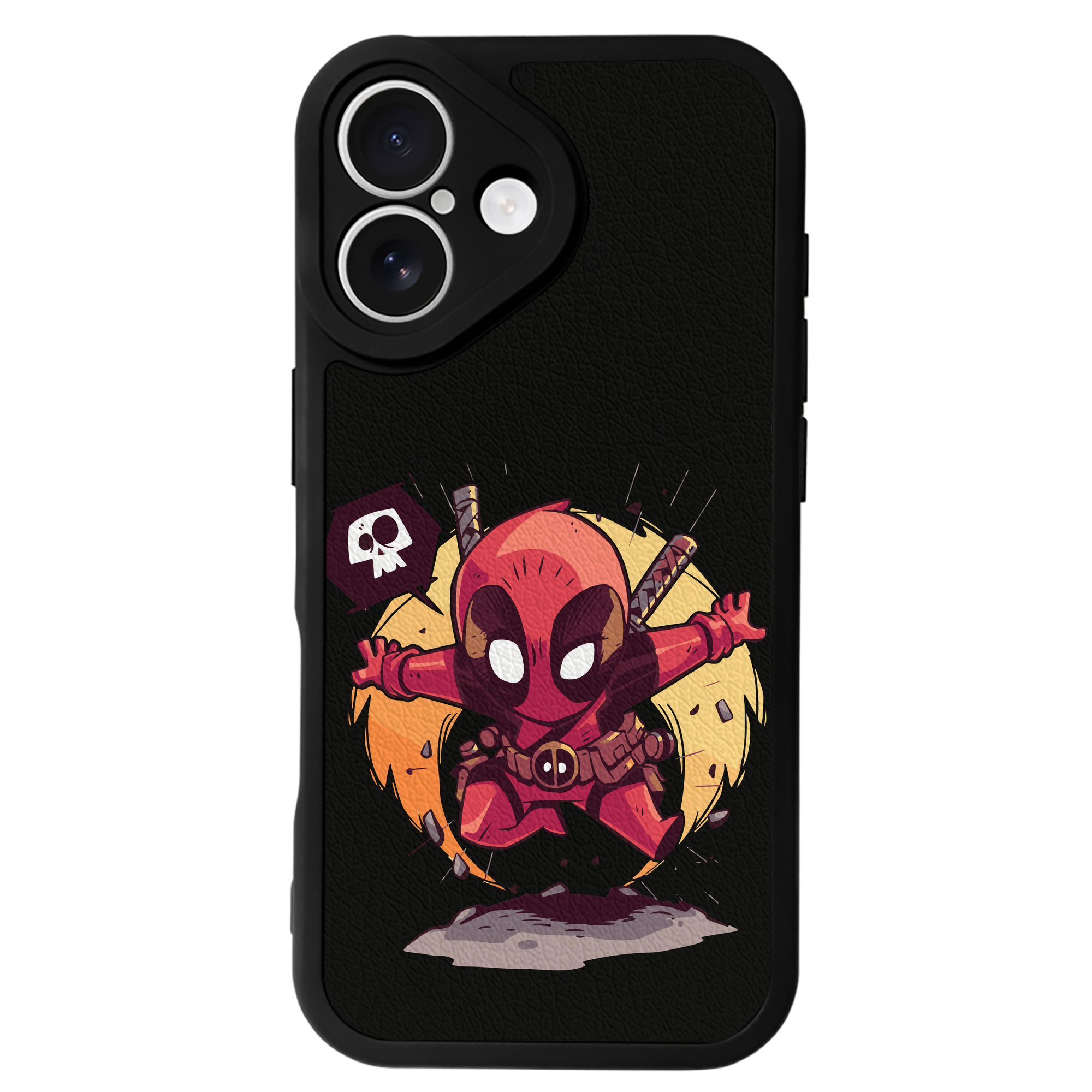 （画像用） アベンジャーズ The Avengers 【iPhone 16シリーズ対応】シリコンスマホケース（レザー調） 材質：シリコン
